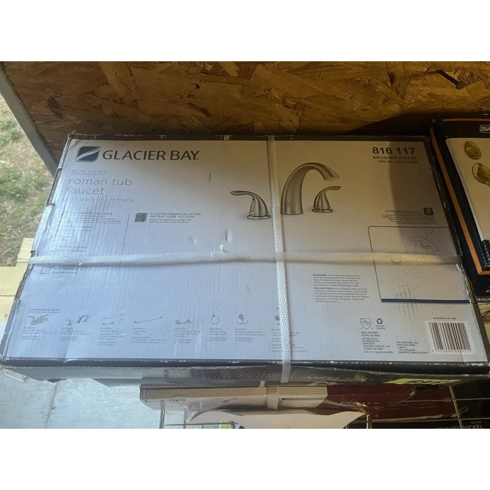 Glacier Bay 2 Handle Deck Mounted‎ Roman Tub Faucet